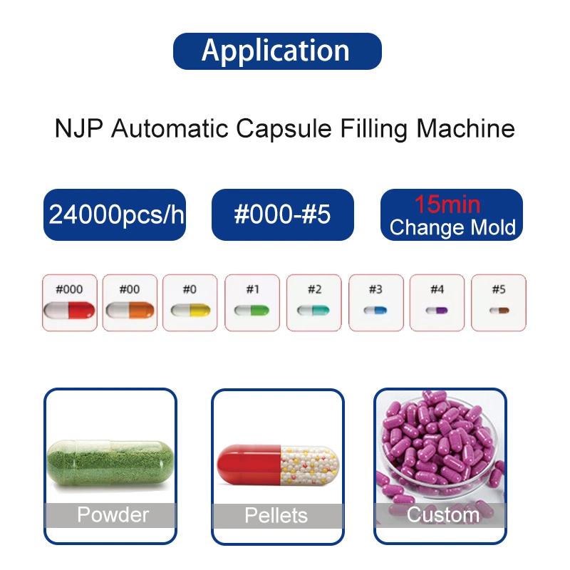 CE Pharmaceutical Hard HPMC/Gelatin/Halal/Vegetarian/Hollow/Pullulan/Empty/Hard/Vegetable/Clear Capsules Filling Counting Packing Machine/Encapsulation Machine