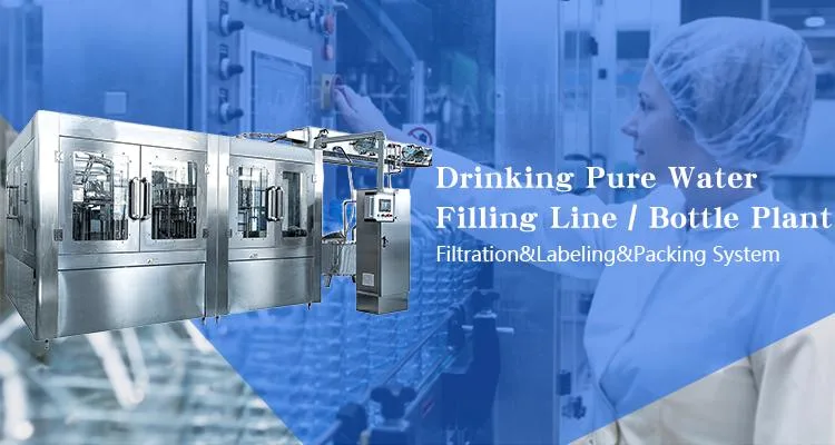 Automatic 3 in 1 Pure Mineral Pet Small Bottle Filling Line Bottling Plant Water Production Line Capping Machines Drinking Water Filling Machine